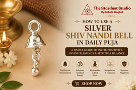 use of silver shiv nandi bell