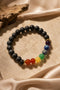 7 Chakra Lava Stone Bracelet