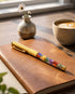 7 chakra crystal chips pen usage
