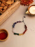 7 chakra raw bracelet