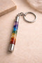 7 chakra tube keychain