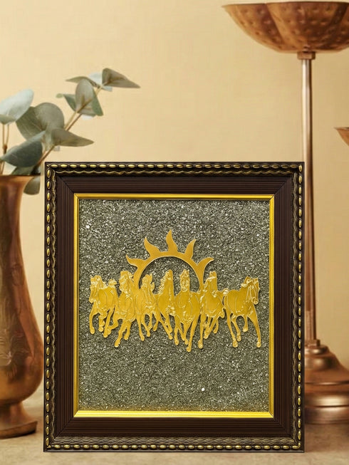 7 Horses Pyrite Frame