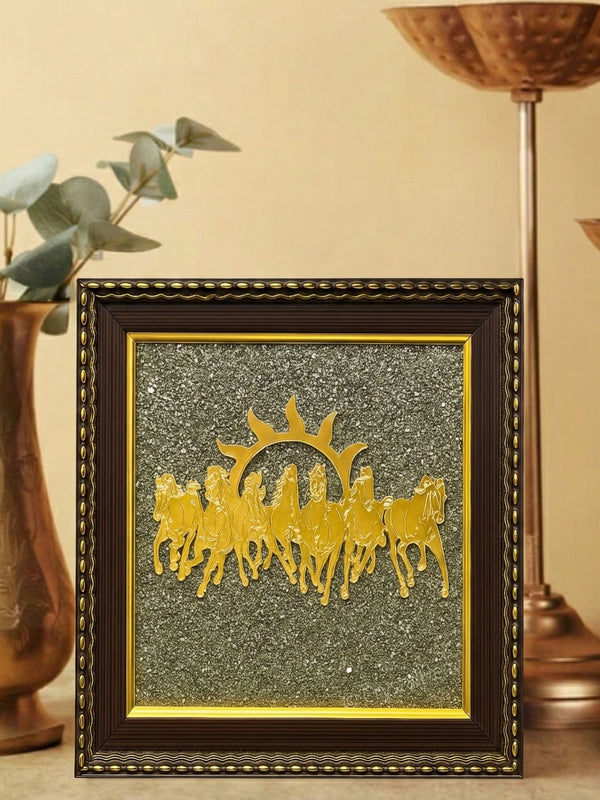 7 Horses Pyrite Frame
