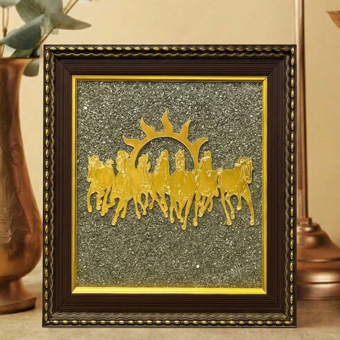 7 Horses Pyrite Frame