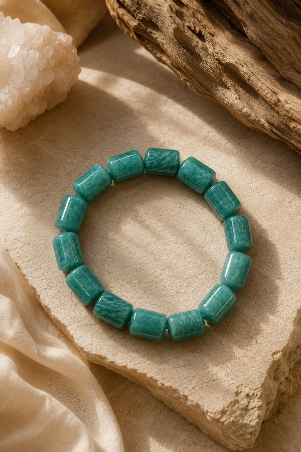 Amazonite Bracelet - Barrel Breads