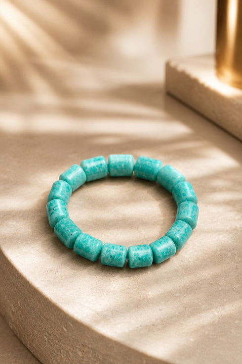 Amazonite Bracelet - Barrel Breads