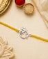 OM Ganesha Pure Silver Rakhi