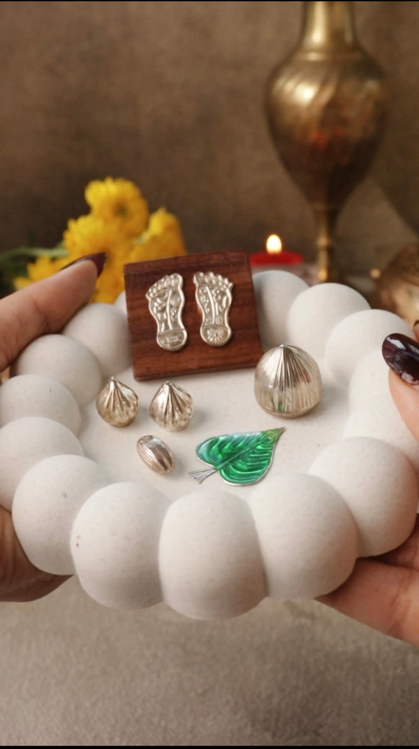 Ganesh Lakshmi Potli (Silver)