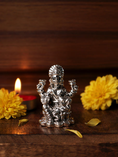 Lakshmi Ganesh Idols (999 Silver)