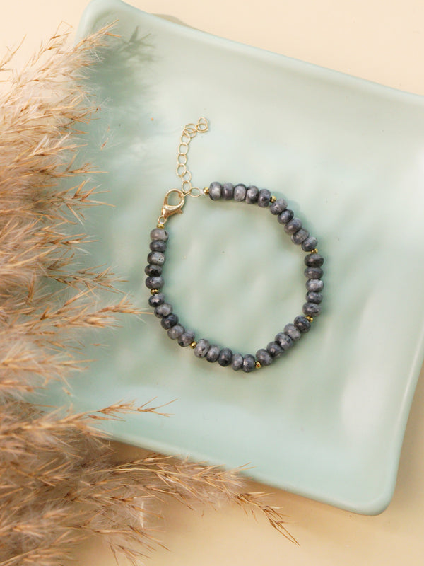 Larvikite Intention Bracelet