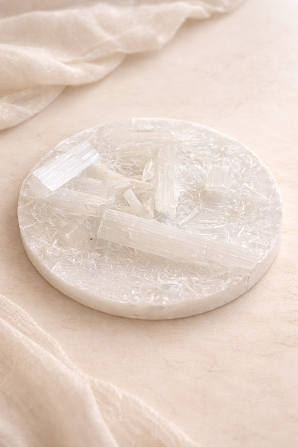 Raw Selenite Plate