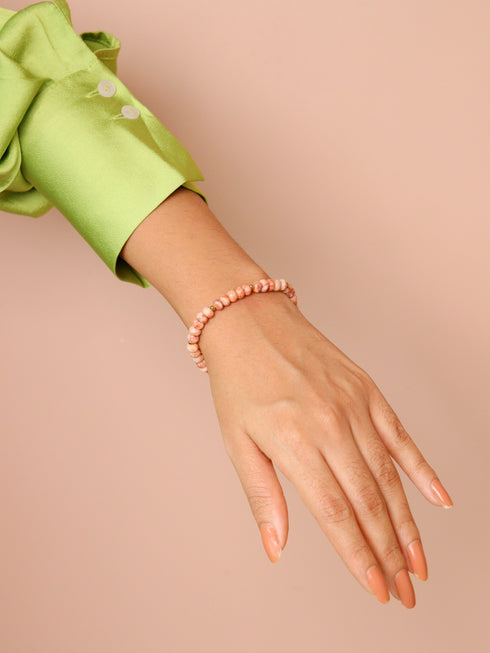 Red Web Jasper Intention Bracelet