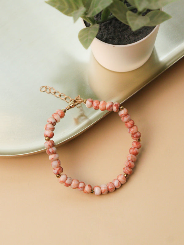 Red Web Jasper Intention Bracelet