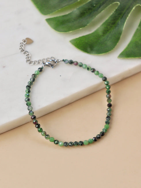 Ruby Zoisite Bracelet