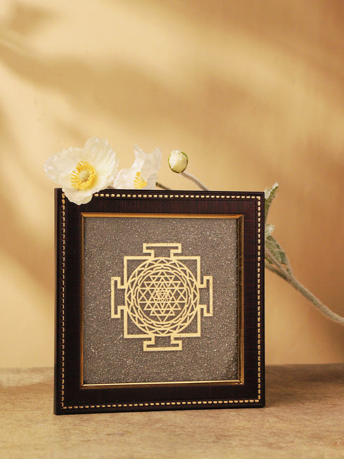 Shree Yantra Pyrite Frame