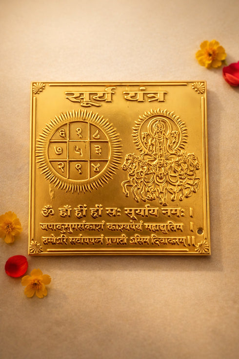 Panch Dhatu Surya Yantra (5 metals)