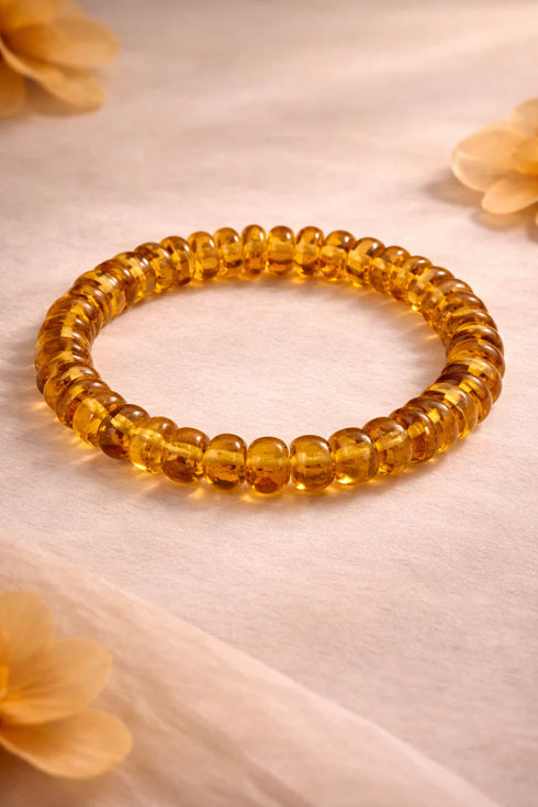 amber crystal bracelet