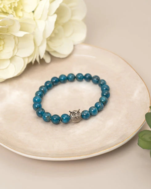 blue apatite bracelet