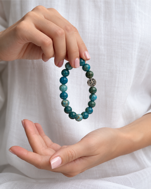 blue apatite bracelet benefits