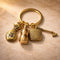 four wealth symbols feng shui keychain