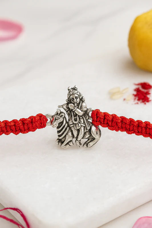 govinda silver rakhi