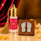 gulab attar silver charan combo