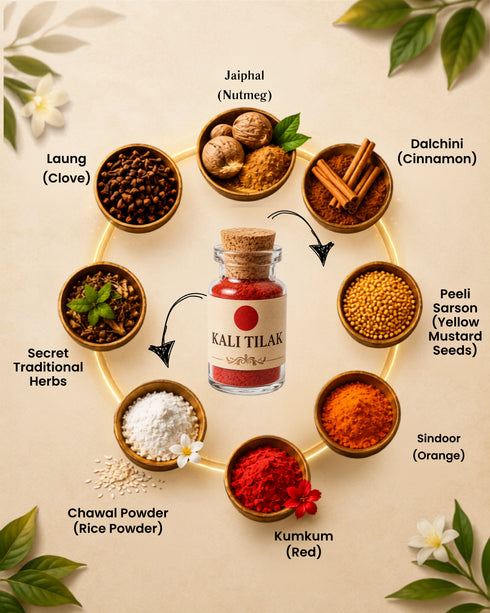 Nazar Oil & Mahakali Tilak Combo - Protection & Powerful Aura