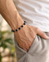karungali bracelet german silver cap