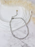 labradorite crystal anklet