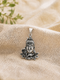 lord shiva silver pendent
