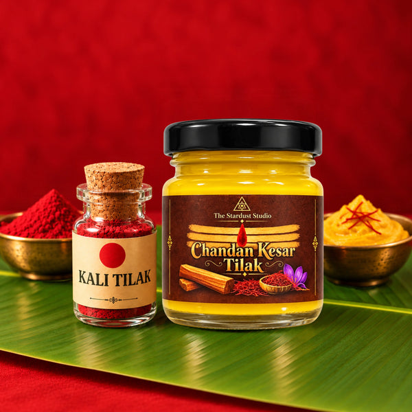 mahakali and chandan kesar tilak combo