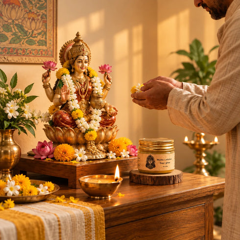 mahalaxmi ghee offering