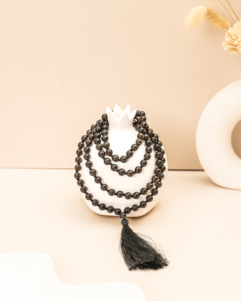Smoky Quartz Mala