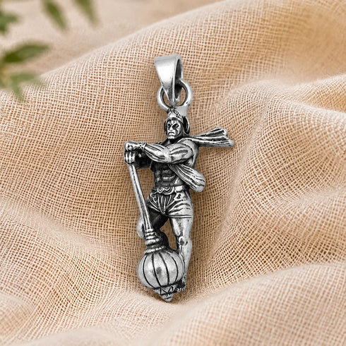pawan putra silver pendant