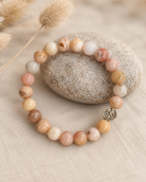 pink opal bracelet