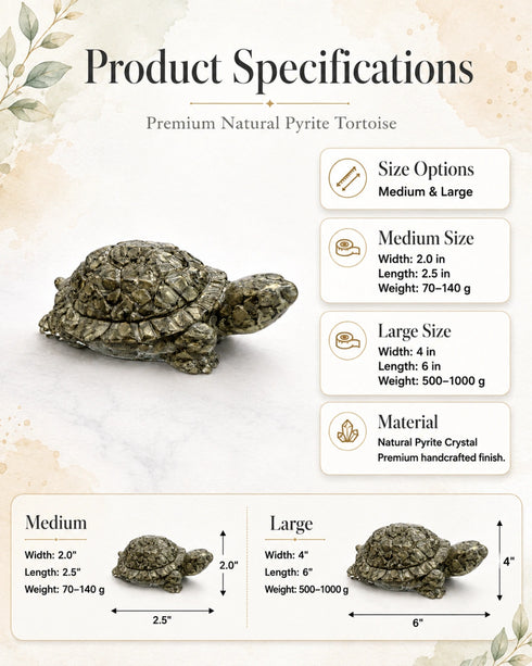 product description_ pyrite tortoise