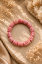 rhodochrosite barrel bracelet