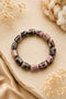 rhodonite barrel bracelet