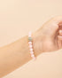 rose quartz crystal bracelet