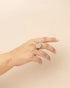 rose quartz ring