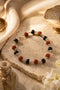 rudraksha karungali bracelet with german silver cap
