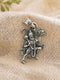 sanjeevani hanuman silver pendant