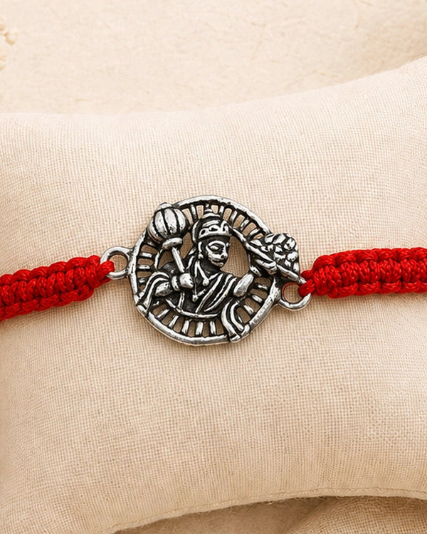 sanjeevani hanuman silver rakhi