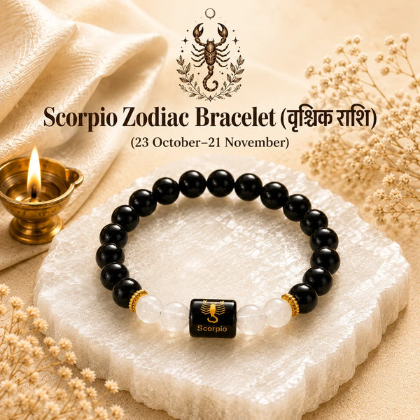 Scorpio Zodiac Bracelet (Vrishchik Rashi)