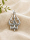 shiva trishul om silver pendant