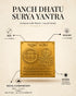 Panch Dhatu Surya Yantra (5 metals)