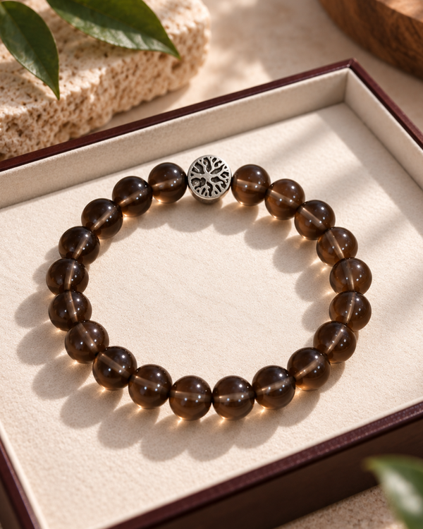 smoky quartz bracelet
