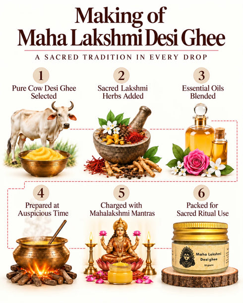 steps of maha lakshmi ghee
