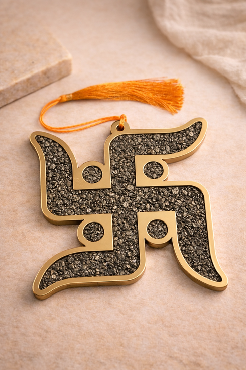 swastik pyrite hanging
