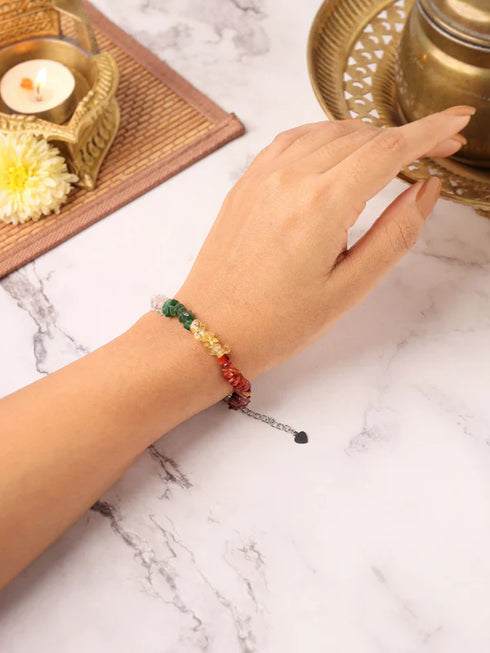 7 chakra raw bracelet price